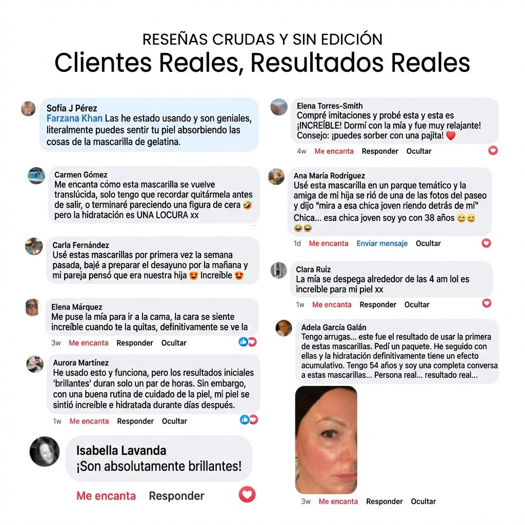 Maschera rivitalizzante al collagene